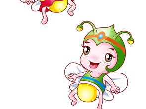 萤火兄妹卡通设计图片素材与PSD模板下载指南